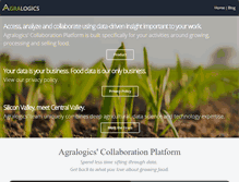 Tablet Screenshot of agralogics.com
